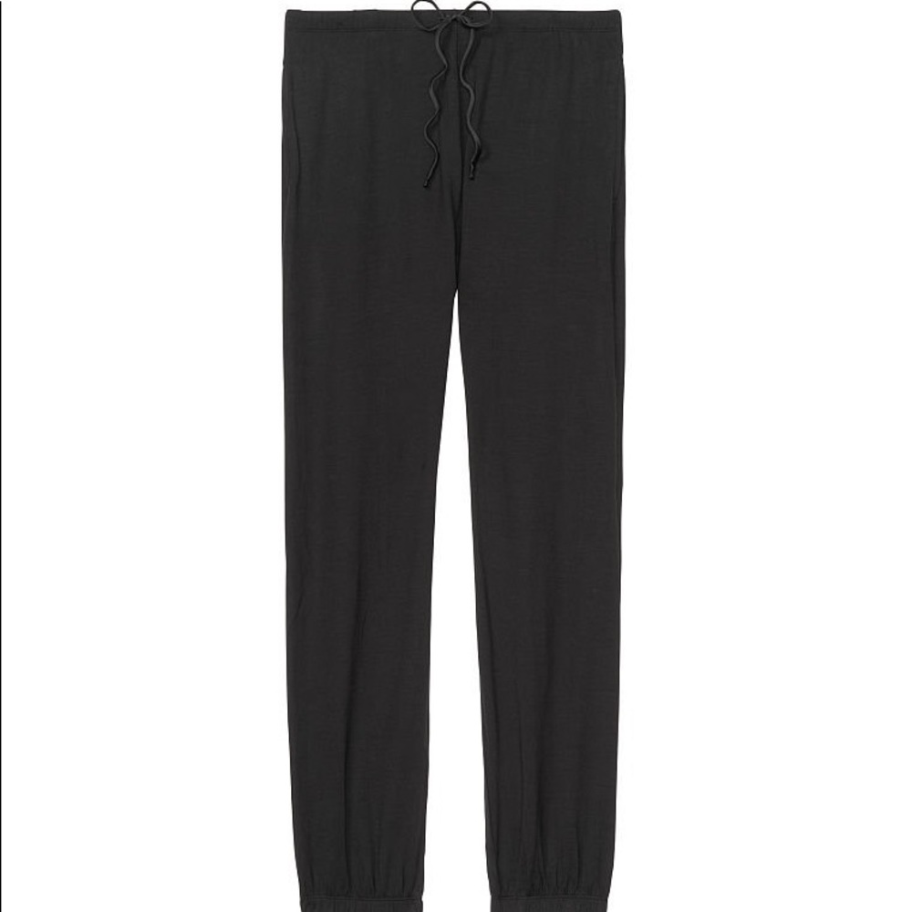 New Victoria’s Secret modal draped jogger black S
